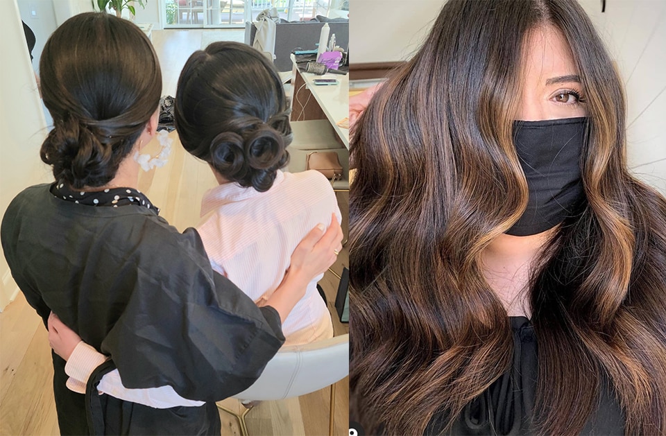 Hair and Makeup Lounge by Angela Offers On Site Wedding Hair in